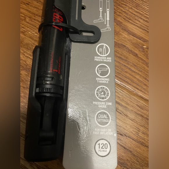 Bell AirBlaster 850 Dual Stage Frame Pump w Gauge Smart Valve 7116532 bicycle - Picture 3 of 4